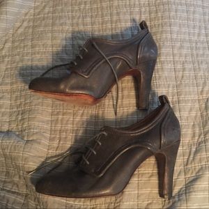 Frye pumps—menswear inspired